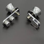 淋浴房门合金大飞轮玻璃门移门上导轨大滚吊滑轮浴室大槽凹滑吊轮