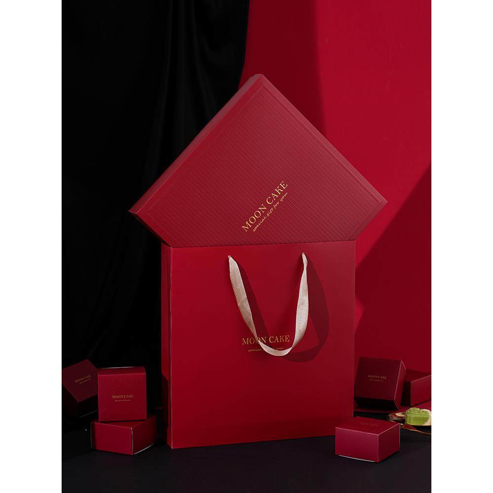 中秋月饼礼盒包装盒高档广式月饼盒硬盒蛋黄酥盒子空盒粒加