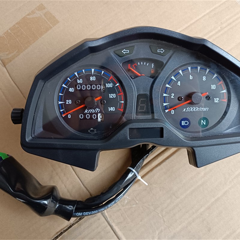 豪进凌肯摩托HJ-LK125-4H超跃150-4H凌宇仪表码U表咪表里程公里表