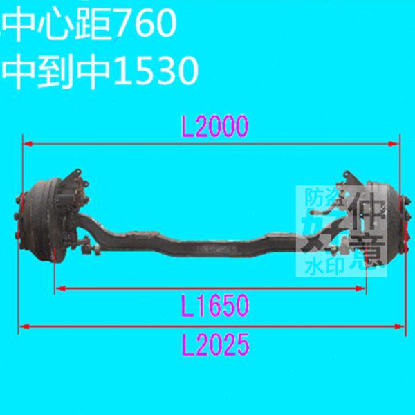 南骏小康王牌神风福田瑞琪自卸车配145前桥总成140改145前桥