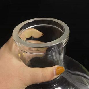 玻璃旋蒸瓶3L5L10L15L20L厚料法兰旋转蒸发器配套蒸发瓶接收烧瓶