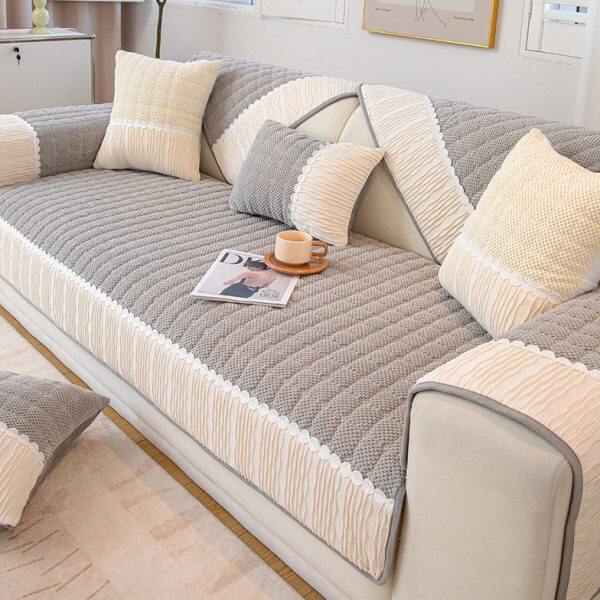 沙发垫四季通用防滑北欧简约高档沙发巾盖布背靠垫贵妃沙发垫定制