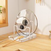 厨房锅盖架子台面砧板放置器锅铲架托多功能切菜板置物架沥水支架