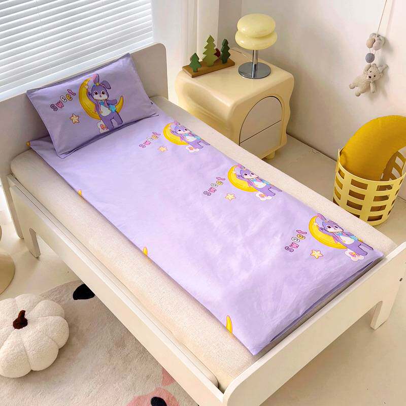 幼儿园被子三件套大豆棉花被芯床上6件套新生儿午睡小被子a类纯棉