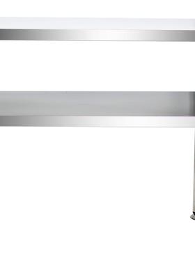 不锈钢厨房橱柜分层架烤F62971隔板箱微波炉层置物双架台面落地纳