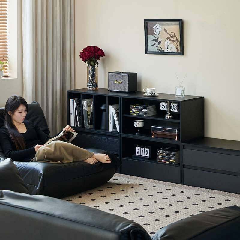 复古客厅组合柜办公桌面靠墙一体书柜日式餐边柜胡桃色卧室储物柜,鲜花速递/花卉仿真/绿植园艺,割草机/草坪机,淘宝优惠券,粉丝福利购,淘宝优惠卷