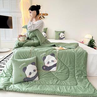 多功能二合抱一绒枕抱枕被卡通贴AL101692枕被子两用豆豆布绣加厚