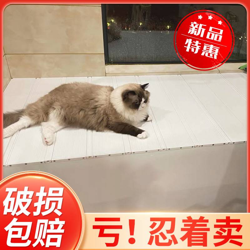浴缸盖折叠式保温盖防尘支架泡浴洗澡盆泡澡加厚承重款浴缸置物架