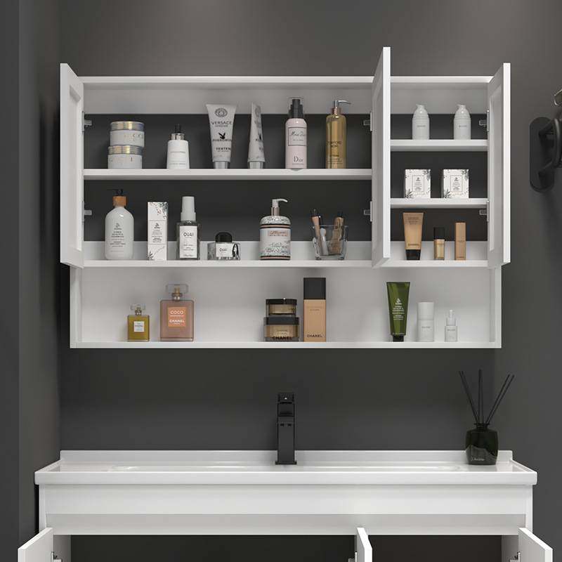 浴室柜组合陶瓷一体盆极窄边35CM40CM宽小户型洗手洗脸盆柜洗漱台