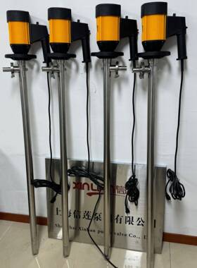 信莲HD-E2-V+SS304-1000HP调速插桶泵不锈钢电动抽液泵汽油桶泵