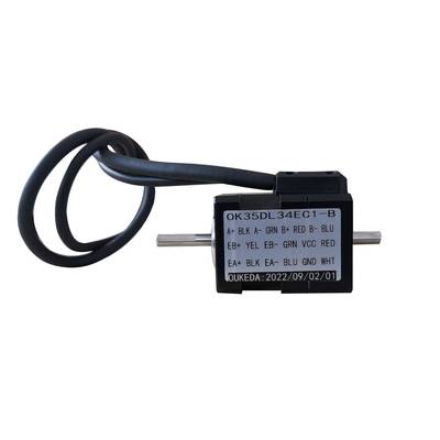 35闭环电机双轴 NEMA14 35编码器电机 双轴 0.22NM 35电机编码器