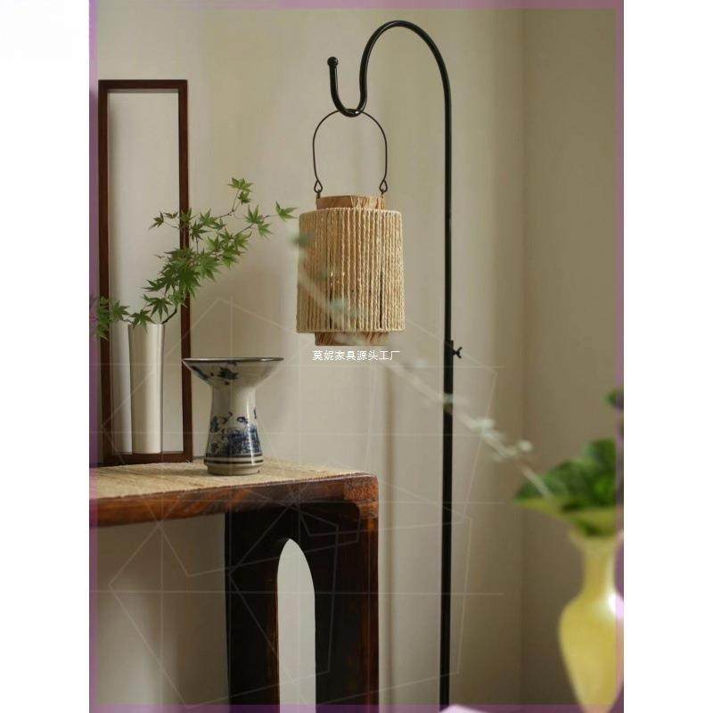 中式落地灯客厅卧室氛围感高颜值复古装饰摆件设计感立灯