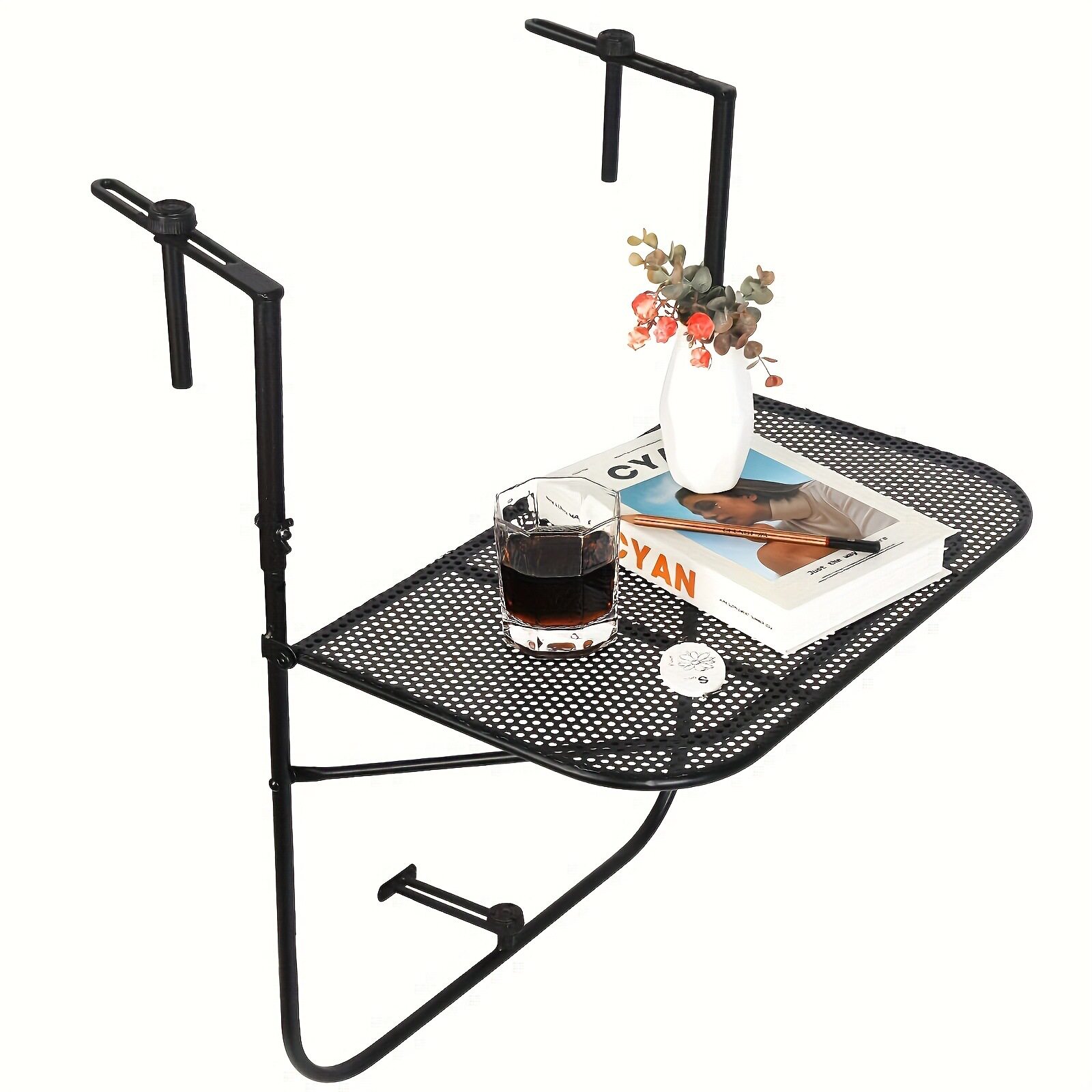简易家用阳台挂桌栏杆悬挂折叠桌现代简约吧台壁挂书桌休闲桌