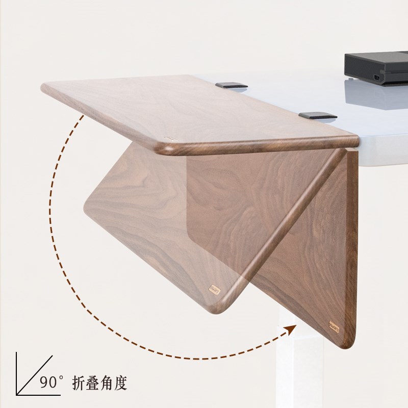 免打孔桌面延长板折叠桌面加宽延伸墙上置物架阳台卧室夹缝板挡板