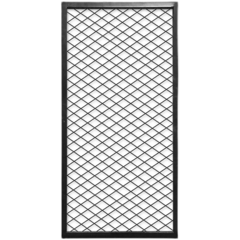 吊顶铁艺铁丝隔断定制铁艺网格网工业风装饰壁挂网架菱形网格网片