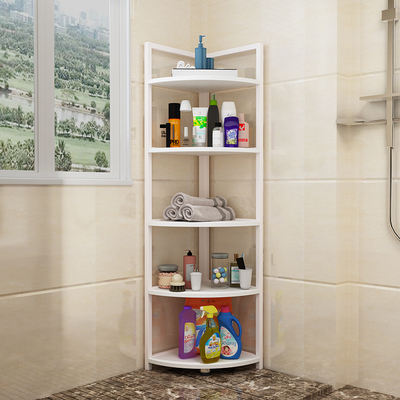 卫生间三角架落地多层收纳架洗澡间防水置物架脸盆架子厕所储物架