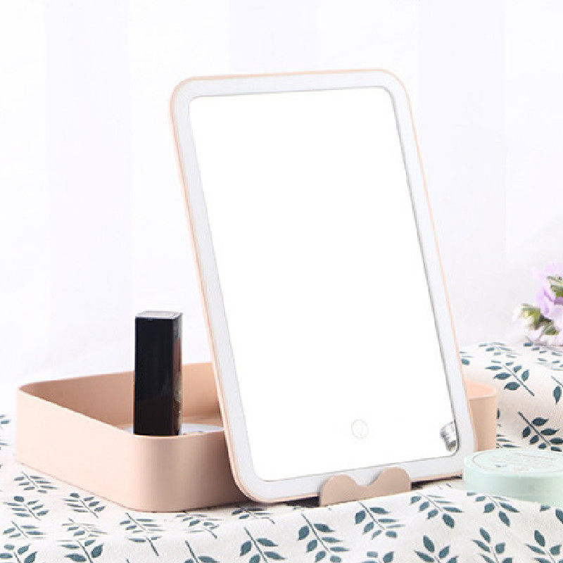 led化妆镜补光调节平板收纳镜子台式便携手持宿舍化妆镜,家庭/个人清洁工具,LED化妆镜,淘宝优惠券,粉丝福利购,淘宝优惠卷