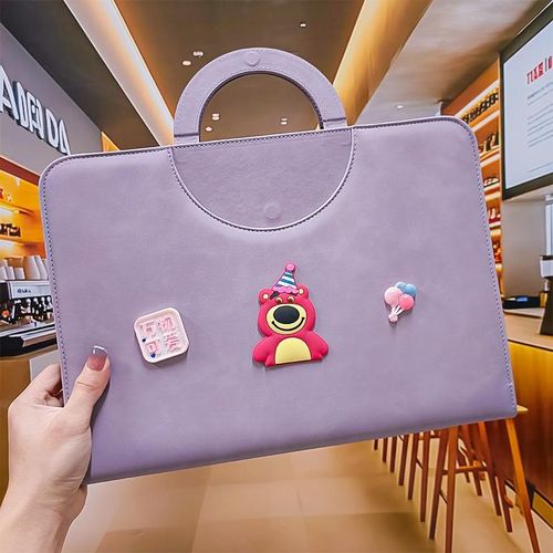 新可爱孕妈孕检收纳册a4a5活页手提产检b超资料袋孕妇检查收集册