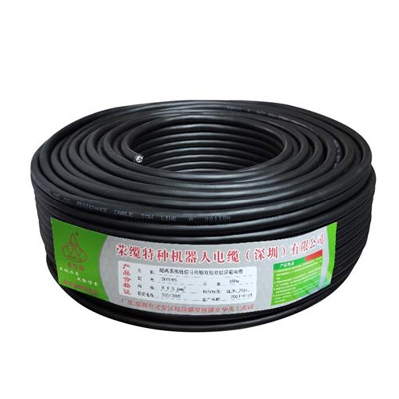 新款独立分组屏蔽线485信号线4 6 8芯数控机床高柔性拖链双绞电缆