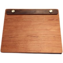 实木菜单夹咖啡馆吧台桌面展示牌A4横版桌牌台卡A5产品介绍展示牌