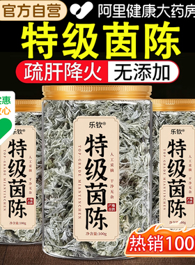特级棉茵陈中药材正品官方旗舰店五味子的功效与作用养肝茶泡水喝