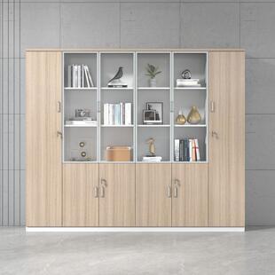 厂家直质供办公室文柜木档件咨询客服案件资料柜带锁储物柜子靠墙