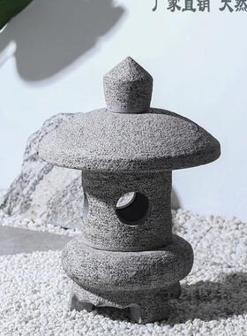 石灯笼石石灯庭庭院灯石头仿古户外山58155292水院日式摆造景件石
