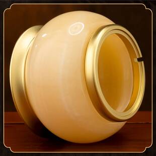 佛前供灯汉白玉酥油灯灯盏供奉家用防风长明灯佛灯菩萨苏油灯供佛