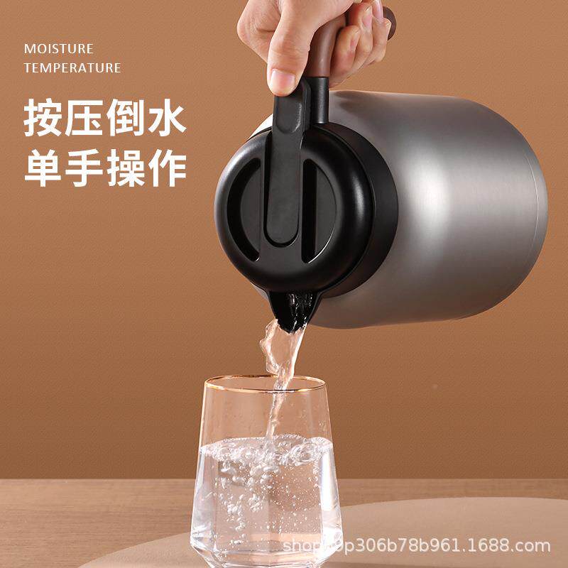 316不钢明老白温茶焖茶壶保壶大锈容量暖472瓶尚闷烧茶壶泡茶热水