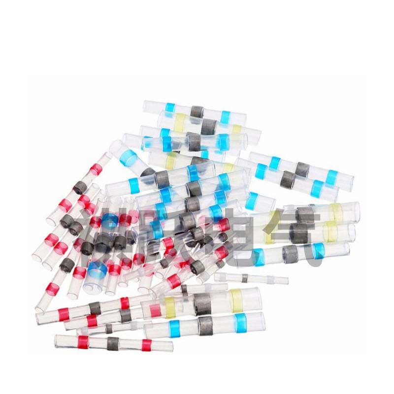 640PCS盒装防水焊锡环热缩中接管焊锡管组合热缩接线端子套装