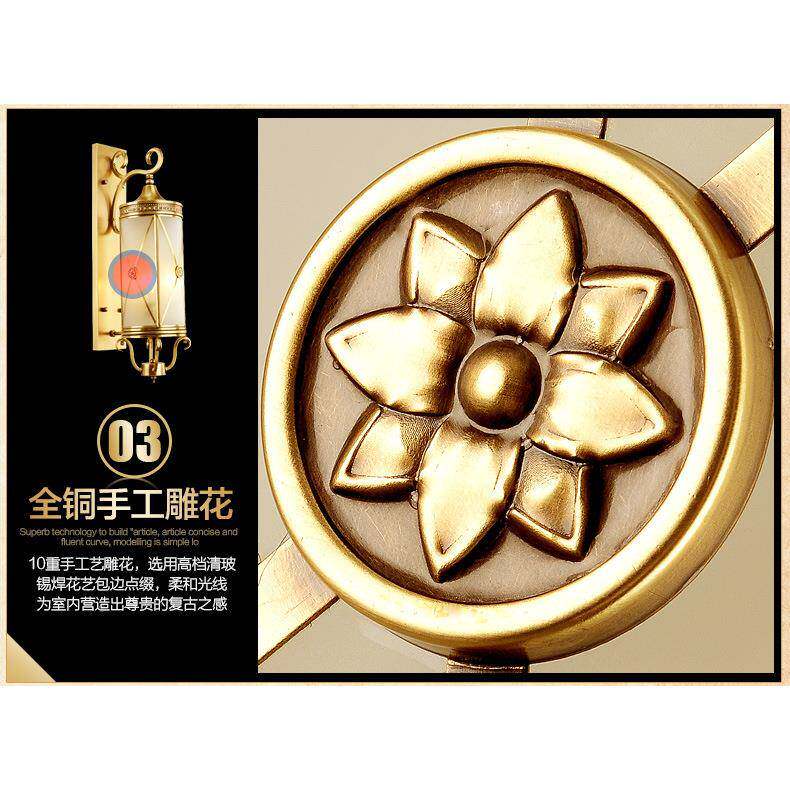 欧式灯美楼TT881式酒店全铜户外门壁柱墙古壁灯客厅道壁灯复简约