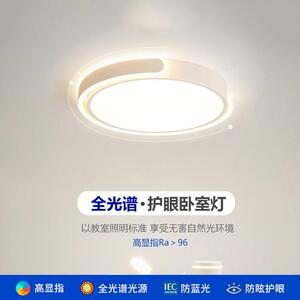 2025年新款温全光谱卧现室灯馨简915约代led顶灯高显指房吸间护眼
