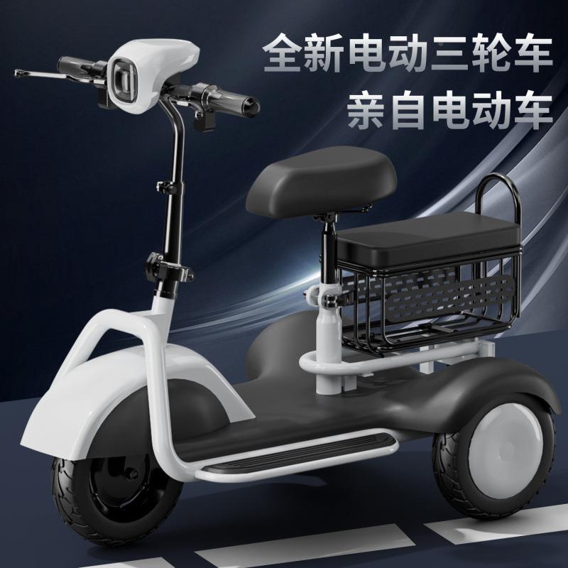 老年人接送宝宝亲子代步轻折叠便轮代送CGW步小型家用接小孩电动