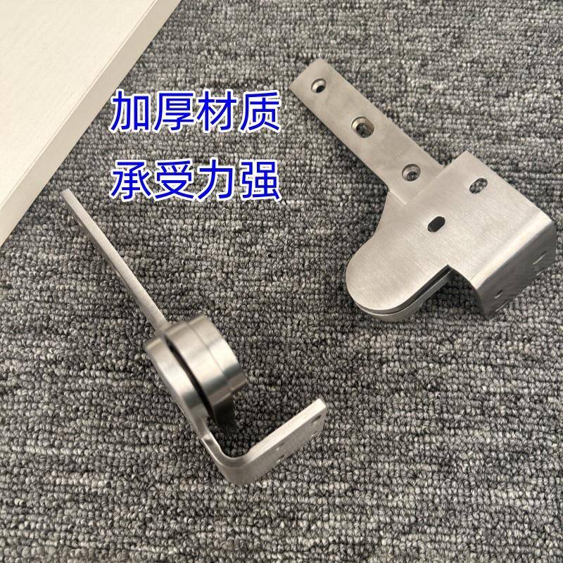 地3041不锈钢天合页角上下转轴开大度地轴80度大角度偏心238门轴