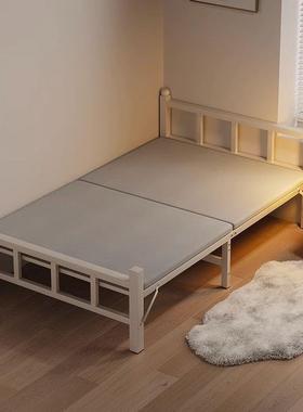折硬叠床办公单人家用午休简易RMB床双人床床1米宿舍出租房2板床