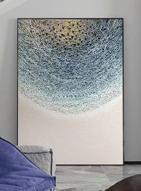 手绘油村空画星客厅感装画抽象轻饰奢AL102717玄关挂画简约大芬落