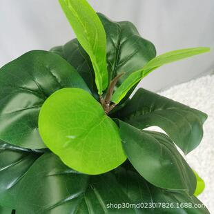 仿真盆琴叶榕盆栽景室落地室内客FZ-QYR-0厅办公落地装假树饰造景