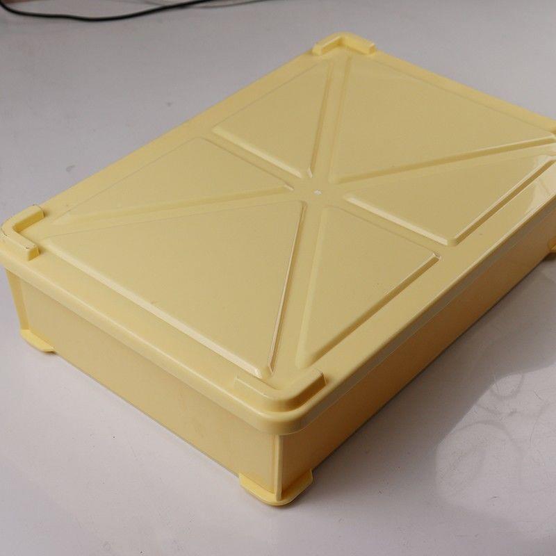 塑OaHHuLwU料醒披萨面团盒周转箱发盒带酵盖加厚收纳冷冻保鲜面包