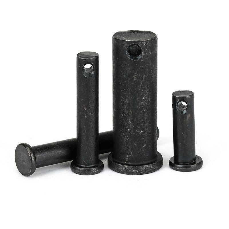 碳钢GBa882平头带孔销轴带孔销钉销子定位插销定位销子圆柱