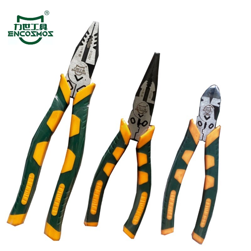 力世精品省力钢丝钳8寸010243尖嘴钳010238斜嘴钳6寸010Y239双色