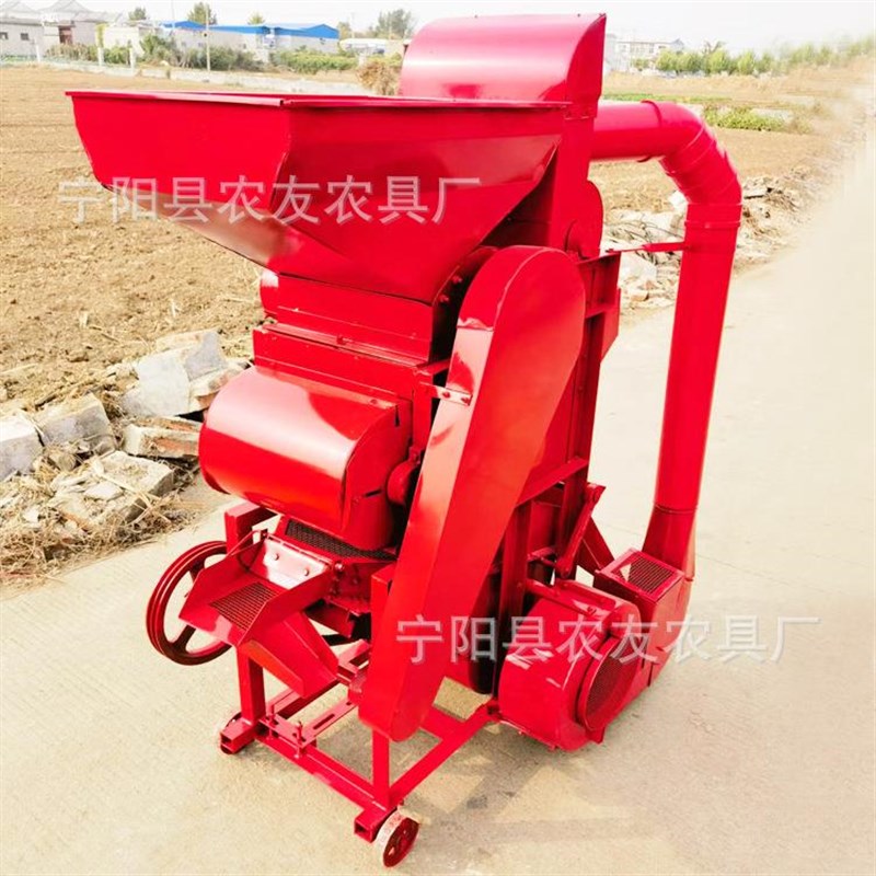 花生脱壳机去皮机电柴两用带回y流仓花生米脱粒机牡丹籽蓖麻子脱