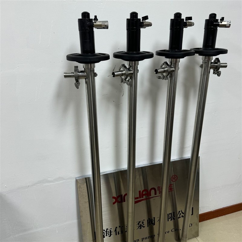 不锈钢油桶泵HD-A1+SS316L-100H0气动插桶泵 手提式气动抽液泵