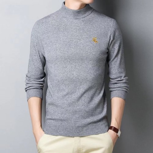 2025秋冬新款圆领情侣长袖毛衣打底衫P20