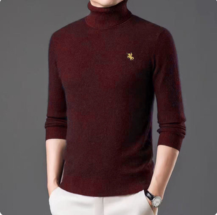 2025秋冬新款圆领情侣长袖毛衣打底衫P5