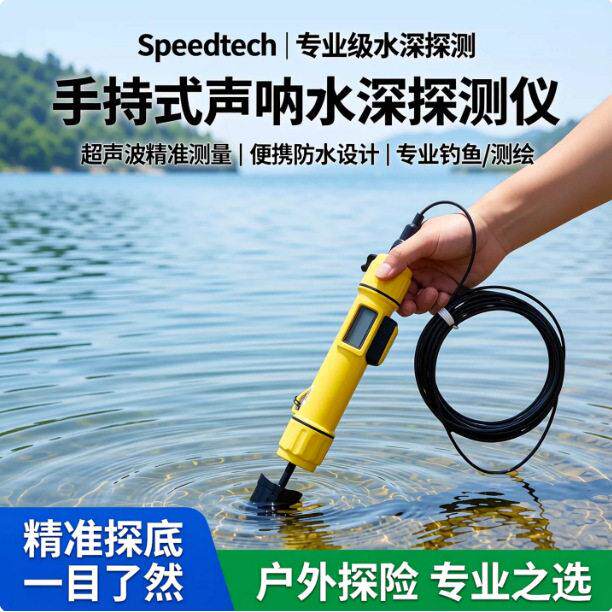 便携式测水深仪Speedtech手持式声呐水深探测仪超声波水深测量仪