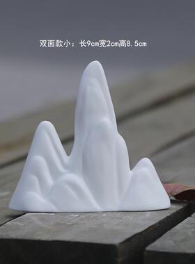 北欧现代简约麋鹿假山小摆件园艺绿植压盆石鱼缸造景台摆件装饰