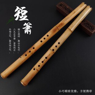洞箫新款其他短箫初学入门专业金毛竹古八孔f调短萧笛g乐器杨县民