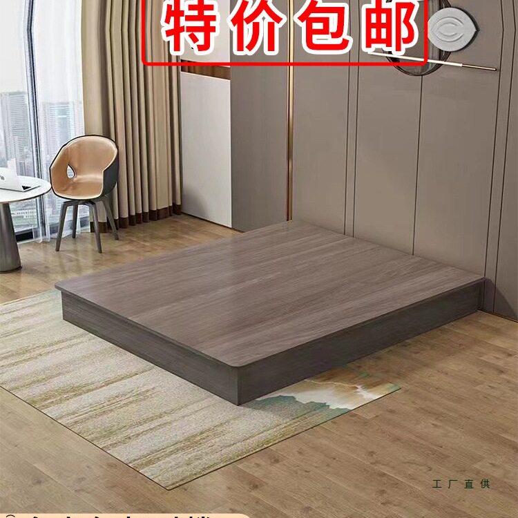 宾馆床箱酒店床架板式民宿床公寓床标间单间厂家直销旅馆床体定