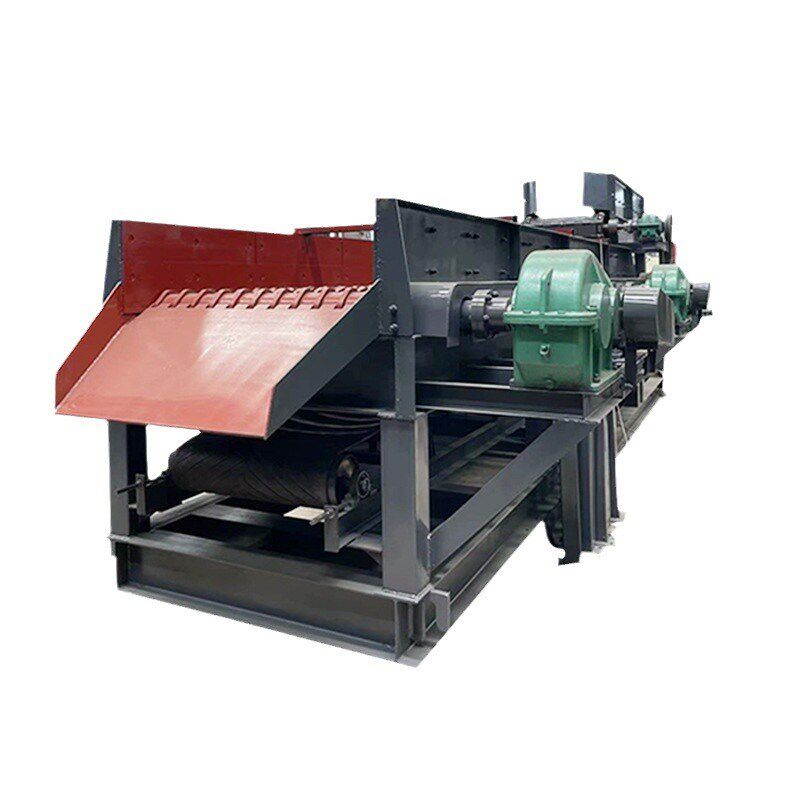 泥石分离机大型滚轴式土石筛分机多功能煤块筛分蝶形筛