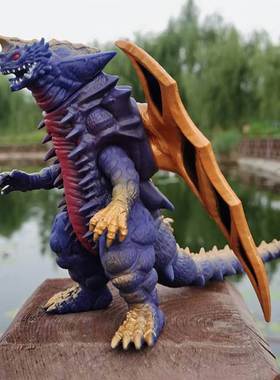 大号软胶合体怪兽欧布猛斯王破灭大蛇加佐特加库玛古墩模型玩具男